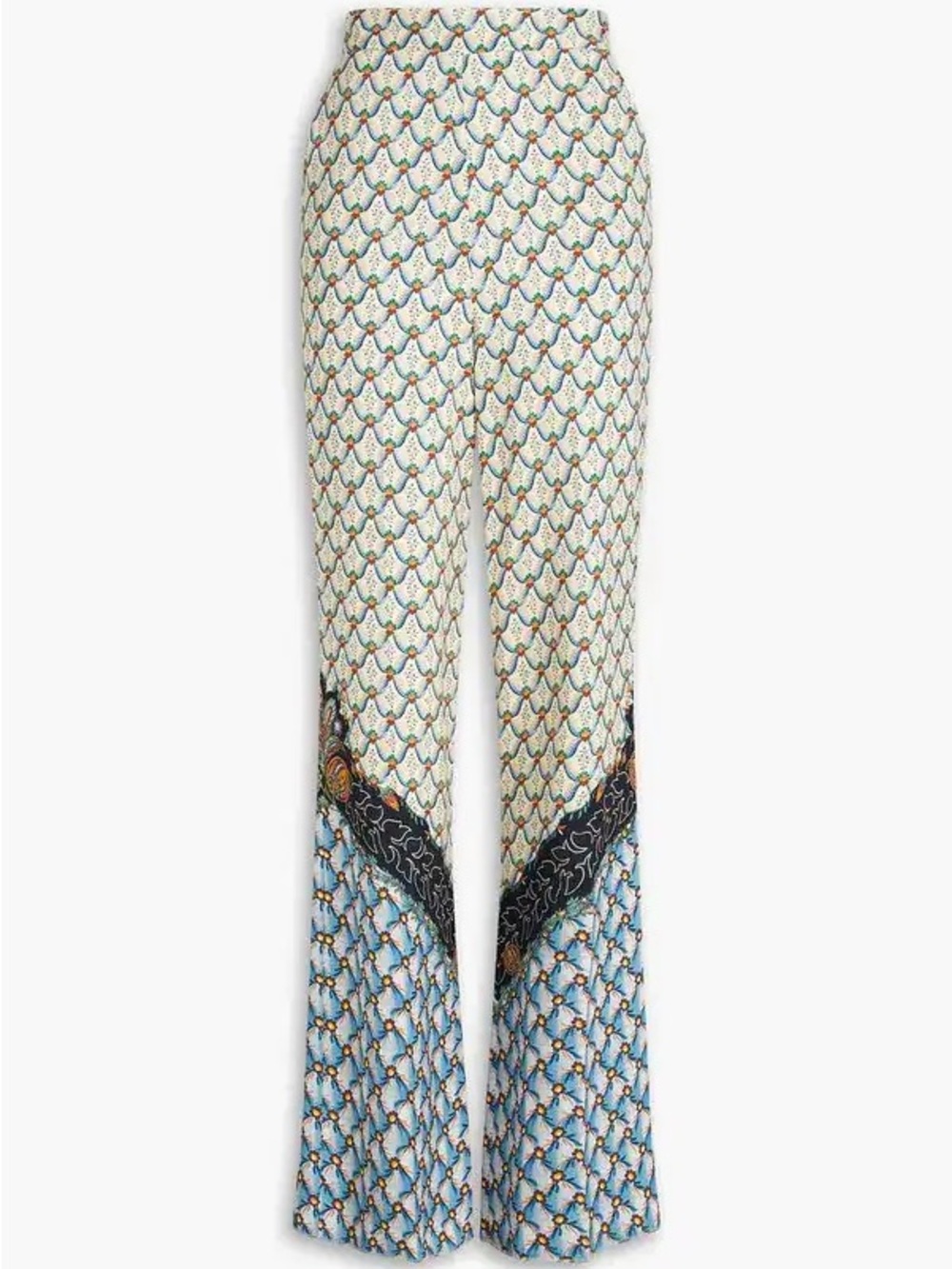 ETRO Crepe de Chine High Waisted Pants IT 40 $885